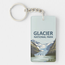 Glacier Nationalpark Reisen Schlüsselanhänger
