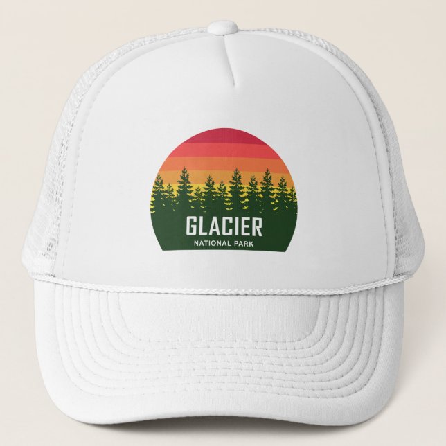Glacier-Nationalpark Truckerkappe (Vorderseite)