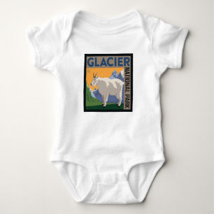 Glacier-Nationalpark   Ziege Baby Strampler