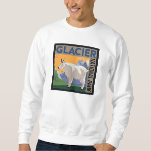 Glacier-Nationalpark   Ziege Sweatshirt