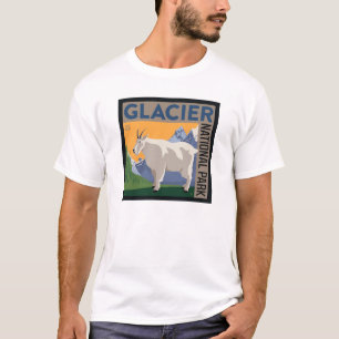 Glacier-Nationalpark   Ziege T-Shirt