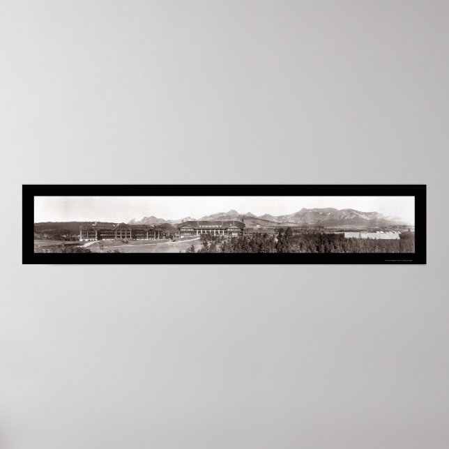 Glacier Park Sunrise Foto 1916 Poster (Vorne)