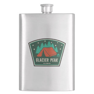 Glacier Peak Wilderness Camping Flachmann