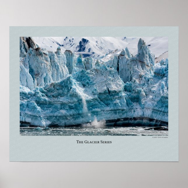 Glacier Series - Hubbard 527 Poster (Vorne)
