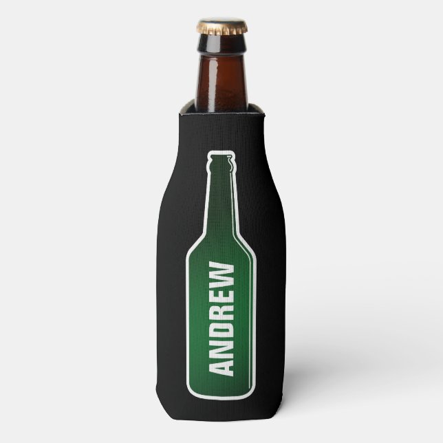 Glacière de bouteille de bière personnalisé avec n (Bottle Devant)