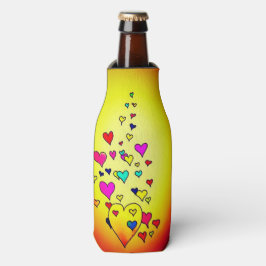 Glacière de bouteille de coeur