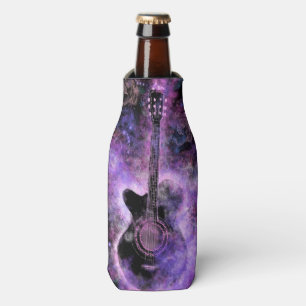 Glacière de bouteille de musique guitare romantiqu