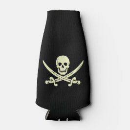 Glacière de bouteille de pirate jolly roger person