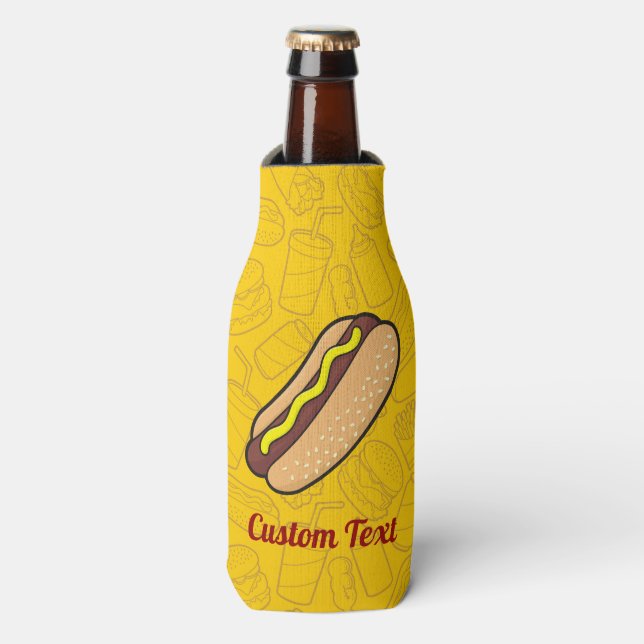 Glacière de bouteille Hotdog (Bottle Devant)