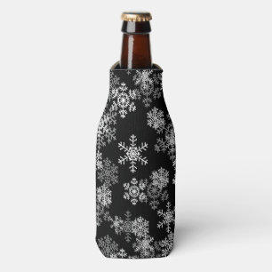 Glacière de bouteilles de snowflakes de vacances
