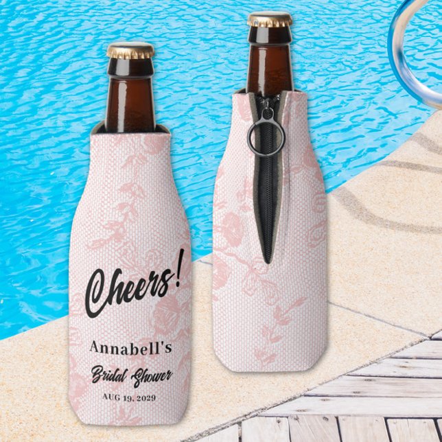 Glacière de Fête des mariées en dentelle rose (Créateur téléchargé)