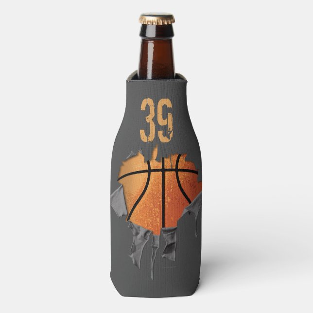 Glacière de la bouteille de basket-ball tordu (Bottle Devant)