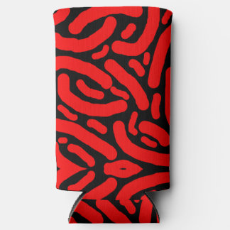 Glacière des lignes rouges