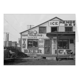 Glacière et magasin, 1937