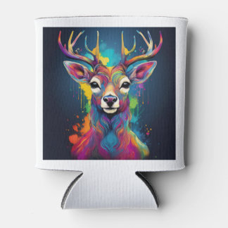 Glacière - L'œuvre d'art au cerf coloré