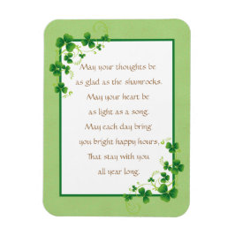 Glad As Kleeblatts Irish Sessing Magnet