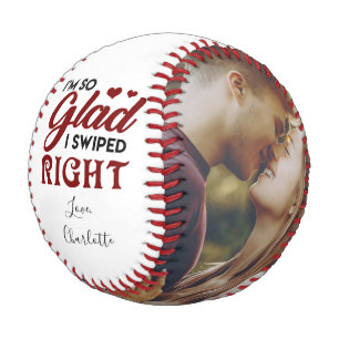 Glad I Swiwick Right Foto Verlobung Keepake Baseball