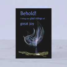 Glad Tidings of Great Joy Carte de Noël