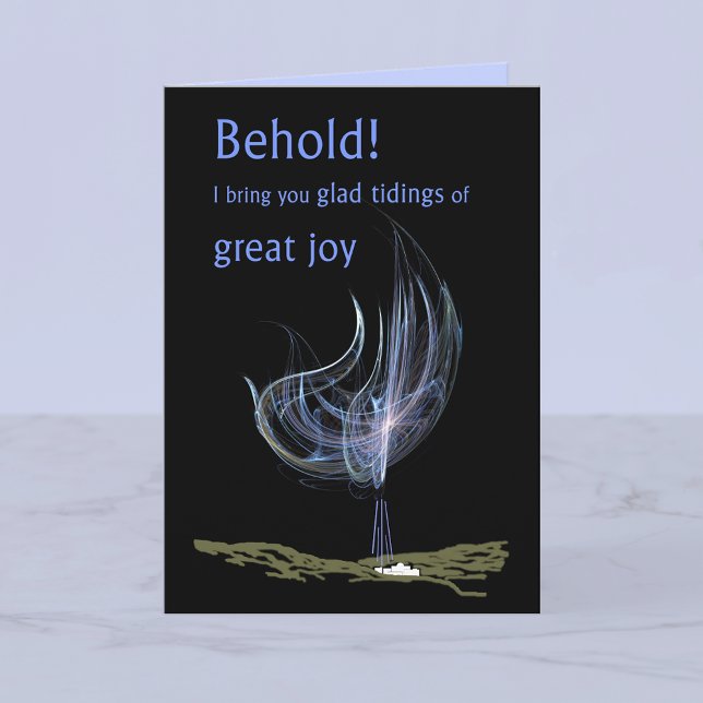 Glad Tidings of Great Joy Christmas Card Karte (Von Creator hochgeladen)