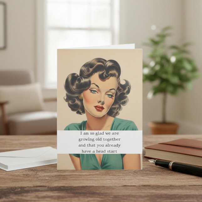 Glad, wir werden alt karte (Von Creator hochgeladen)