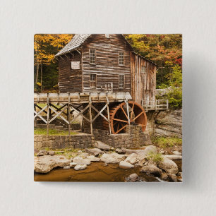 Glade Creek Grist Mill, Babcock Staat Park, 2 Button