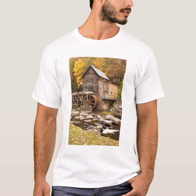 Glade Creek Grist Mill, Babcock Staat Park, T-Shirt (Vorderseite)