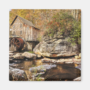 Glade Creek Grist Mill, Clifftop, WV, Magnet