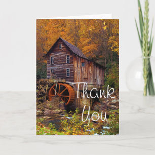 Glade Creek Grist Mill Dankeskarte