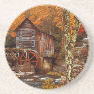 Glade Creek Grist Mill Getränkeuntersetzer