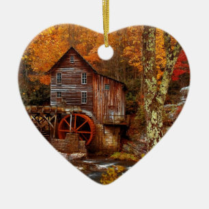 Glade Creek Grist Mill Keramikornament