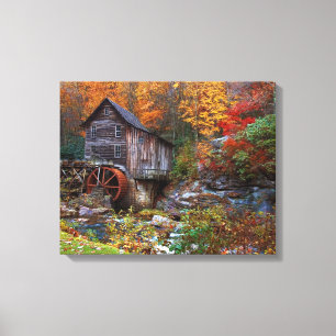 Glade Creek Grist Mill Leinwanddruck