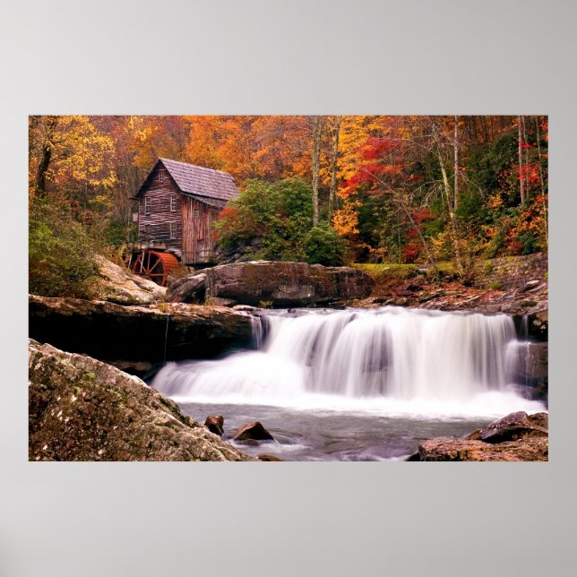 Glade Creek Grist Mill Poster (Vorne)