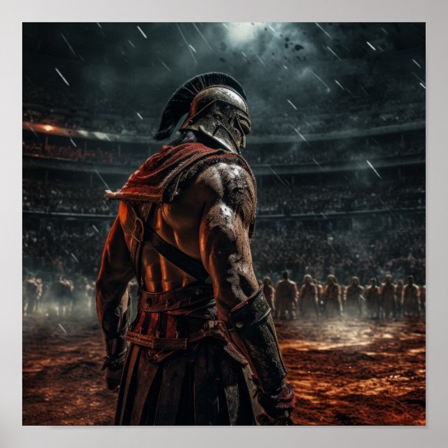 Gladiateur du Tuteur Déterminé - Affiche inspirant (Devant)