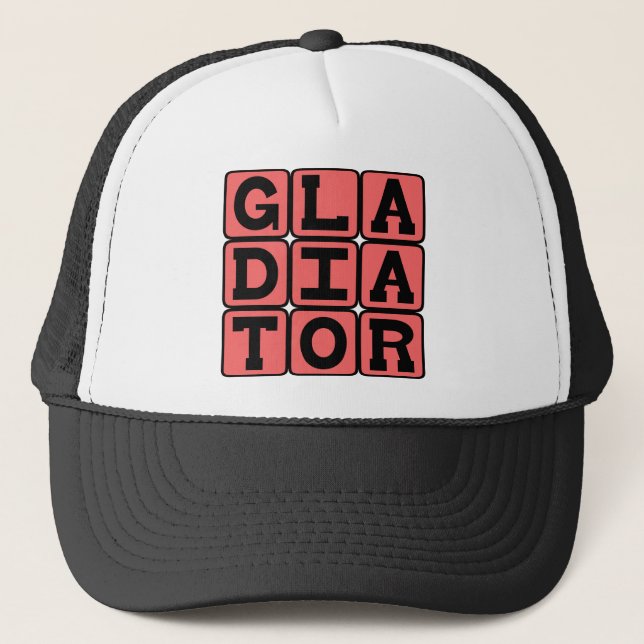 Gladiator, Furchtloser Kampf Truckerkappe (Vorderseite)