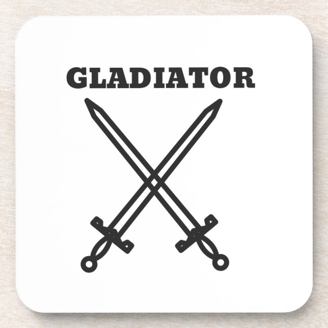 Gladiator Getränkeuntersetzer (Vorderseite)