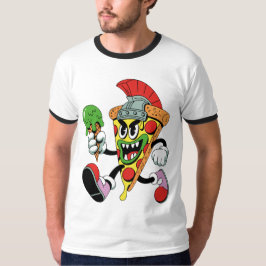 Gladiator Pizza Slice Italienisch Brainrot Men's T-Shirt