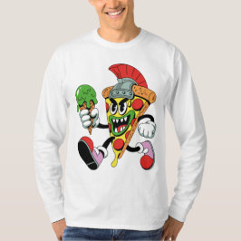 Gladiator Pizza Slice Italienisch Brainrot Men's T-Shirt