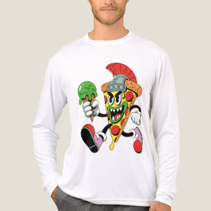 Gladiator Pizza Slice Italienisch Brainrot Men's Tri-Blend Shirt