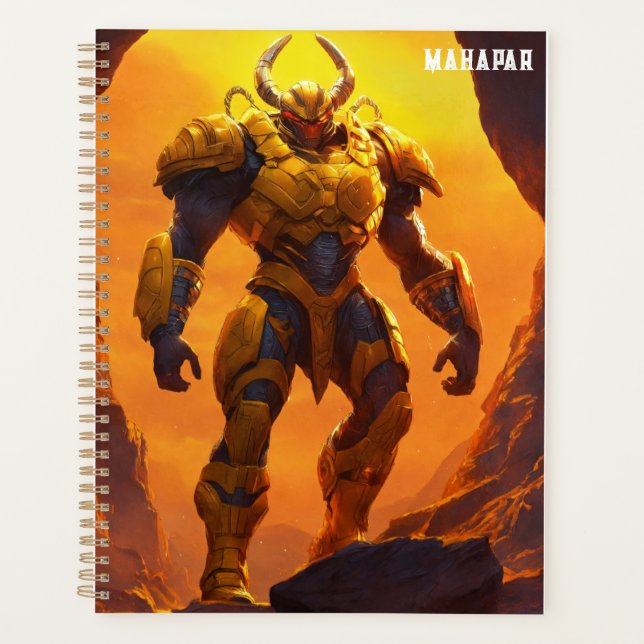 "Gladiator Titan of the Rock Planet" Planer (Vorderseite)