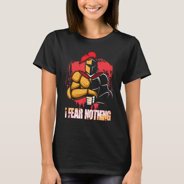 Gladiator Warrior Helmet Sword T-Shirt (Vorderseite)