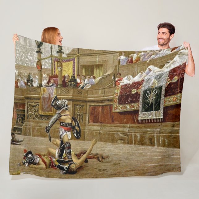 GLADIATOREN FLEECEDECKE (Beispiel)