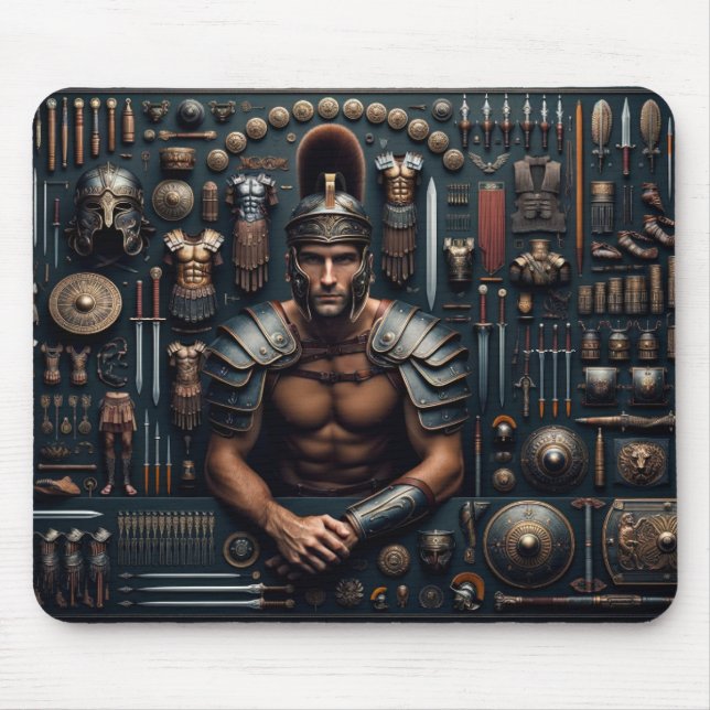Gladiator's Grit Knolling Mousepad (Vorne)