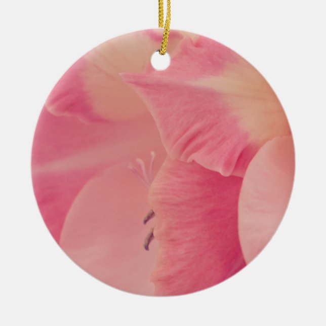 Gladiola Petals Keramik Ornament (Vorne)