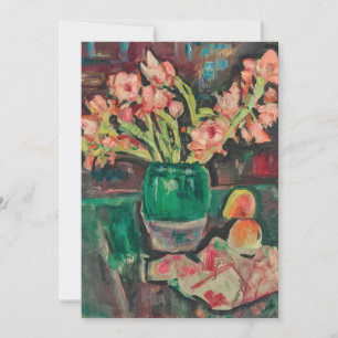 Gladioli in einer grünen Vase   George Leslie Hunt