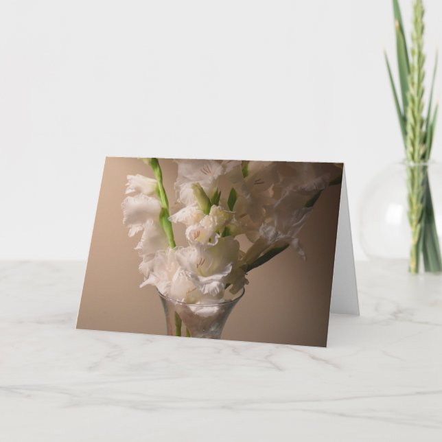 Gladioli, Karte (Vorderseite)