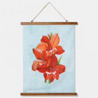 Gladiolus auf dem Alter Denim