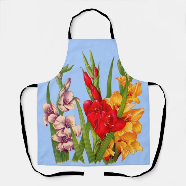 Gladiolus-Blume Schürze (Vorderseite)