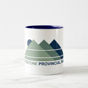Gladstone Provincial Park Mountain Sun Zweifarbige Tasse