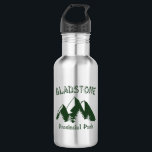 Gladstone Provinzpark Edelstahlflasche<br><div class="desc">Das Gladstone Provincial Park liegt am beliebten Christina-See und ist umgeben vom atemberaubenden Monashee-Gebirge. Freuen Sie sich auf das Camping,  das Schwimmen und das Bootsfahren. Der Park bietet 48 km selbstgeführte Wanderwege sowie Hinterland-Reitwege.</div>