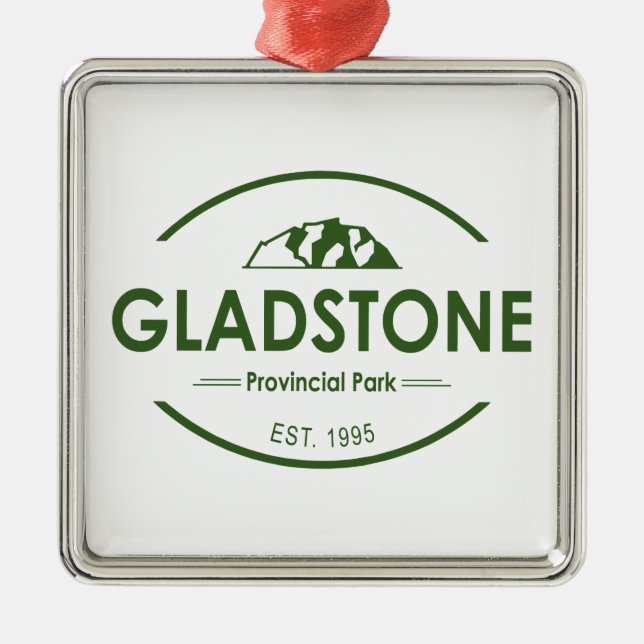 Gladstone Provinzpark Ornament Aus Metall (Vorne)
